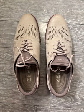 Cole Haan ZERØGRAND Lace-Up Oxfords in Light Taupe size 12